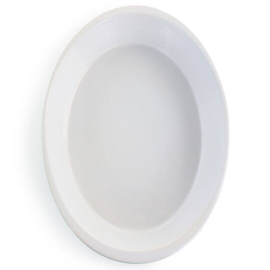 Martha Stewart 13" Mint Ceramic Oval Baker